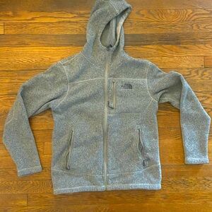 The North Face Gray / brown Hooded Jacket